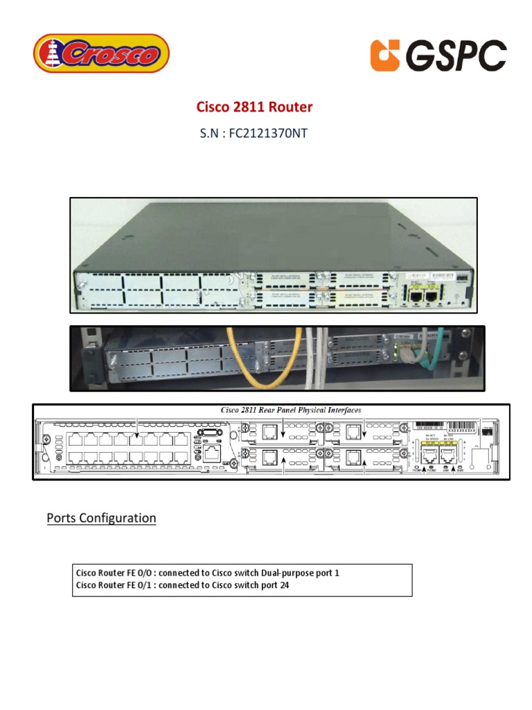 Cisco Router PDF | PDF | Computers