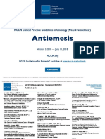NCCN Antiemesis Guideline 2018 v3 PDF