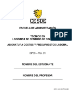 Guía Académica Costos y Presupuestos 2016