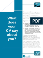 Annotated CV