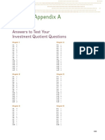 Answers and Equations for Investment Quotient Test Chapters