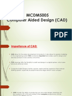 MCDM5005 Computer Aided Design (CAD) : Name-Danish Saifi
