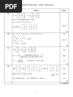 As Further Mathematics - CP1 - Vectors MS