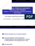 BookSlides 11 The Art of Machine Learning For Predictive Data Analytics