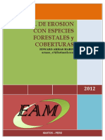 Control de Erosion Con Especies Forestales y Coberturas