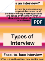 Interview Lesson