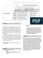 Informe Ley de Kirchhoff