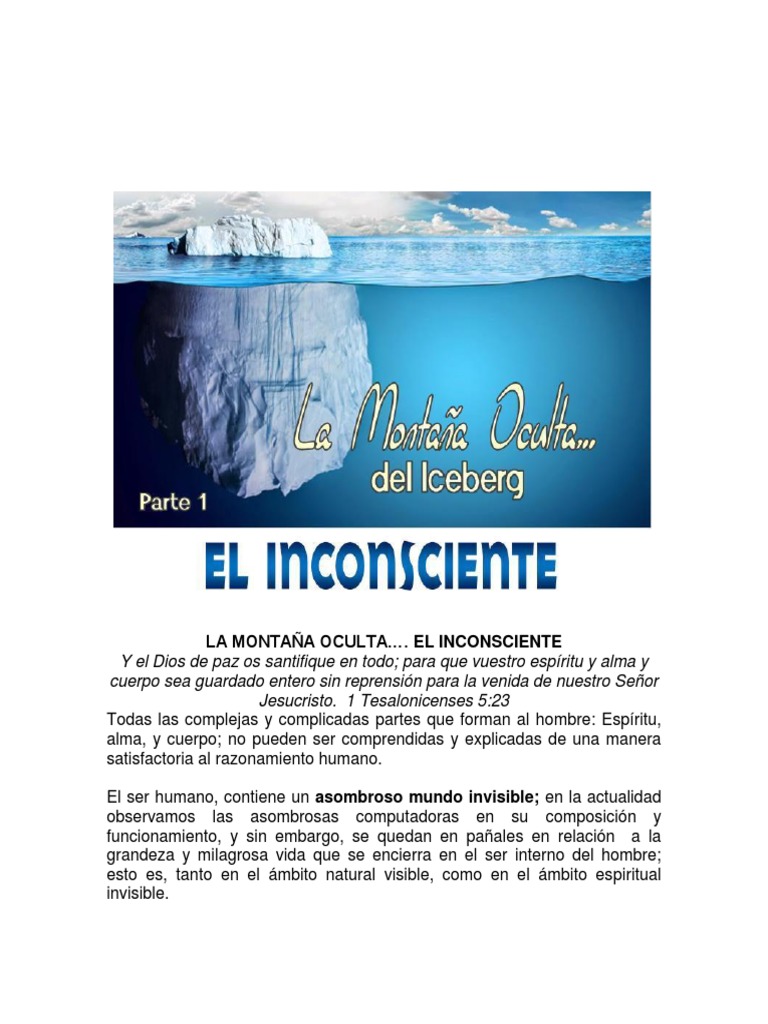 El Inconsciente y su Mundo Espiritual | PDF | Alma | Mente inconsciente