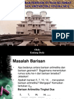 Barisan Aritmetika Tingkat-2