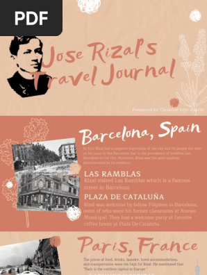 Jose Rizal's Travel Journal