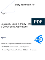 Course: Regulatory Framework For E-Governance Day 2