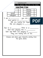 3 Right Now Worksheets PDF