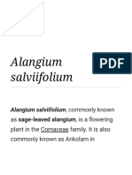 Alangium Salviifolium