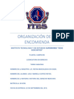 Organizacion de La Encomienda PDF