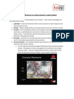 Aluminium in Coastal Climate