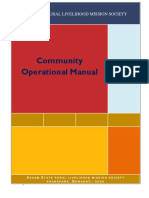 Community Operational Manual Community Operational Manual: Assam State Rural Livelihood Mission Society