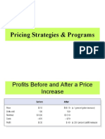 Pricing Strategies & Programs