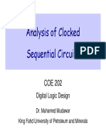 Analysis of Clocked Sequential Circuits: Digital Logic Design