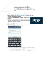 Configurar La Cuenta de Correo Zoho Android
