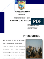Bhopal Gas Tragedy: Presentation On