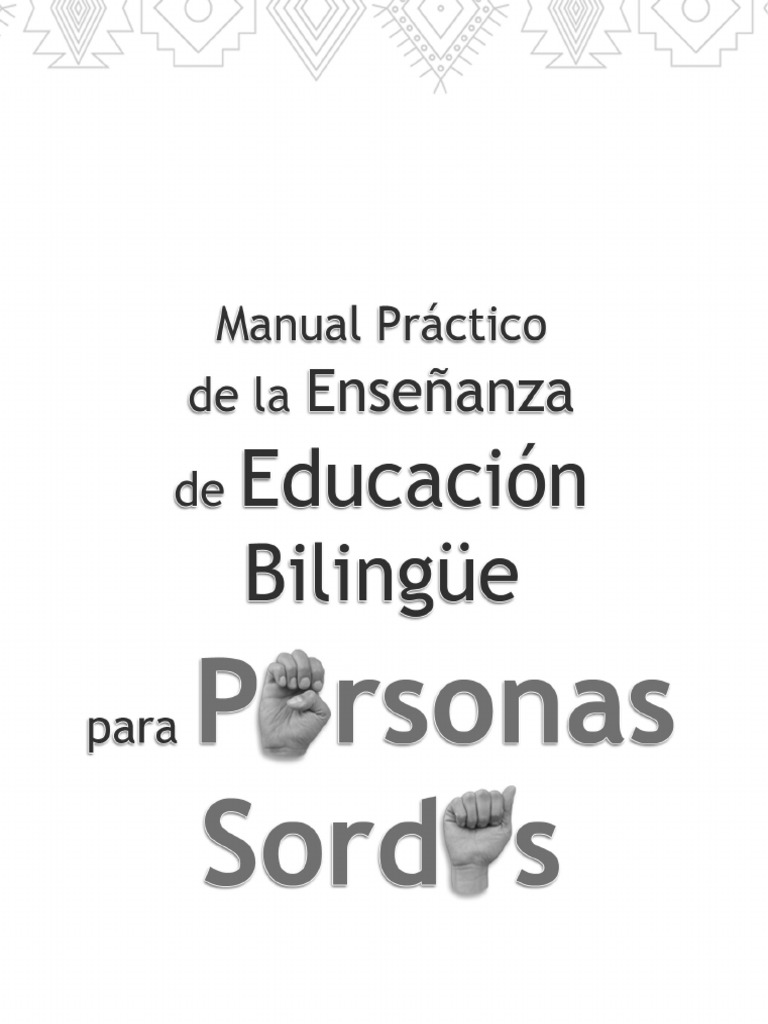 Manual Practico Bilingue LSB PDF | PDF | Multilingüismo | Lenguaje de señas