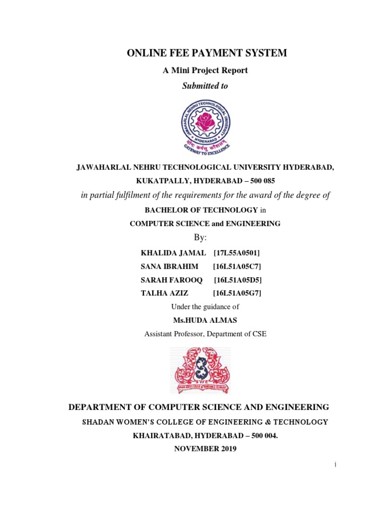 Online Fee Payment System OFPS | PDF | Credit Card | Debit Card