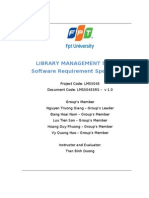 Library Management System Software Requirement Specification
