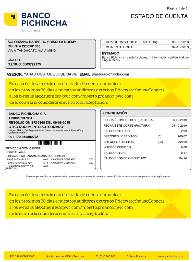 Modelo Servicios Economia Bancario