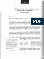 Spectral Music As A Framework For Improvisation