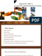 Industry Part 1 Public Sector Undertakings in India: Nihit Kishore B.A.Economics (Hons)