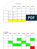 Oktober: Kalender Jadwal