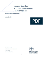 The Function of Teacher Questions in EFL Classroom Activities in Cambodia