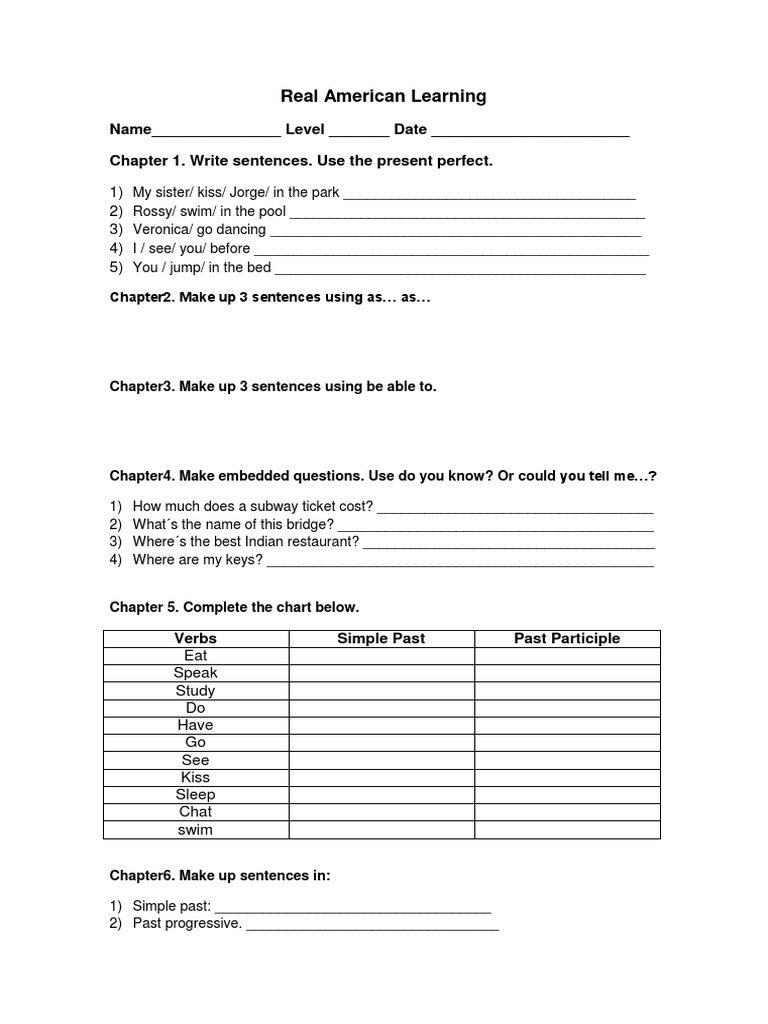 English Grammar Exercises Guide | PDF | Language Arts & Discipline