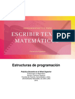 Herramientas TIC para Escribir Textos Matemáticos