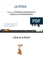 Aspectos Relacionados Al Ejercicio Profesional