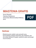 Miastenia Grafis: Imron Rosyadi Fakultas Kedokteran Universitas Muhammadiyah Malang 2010