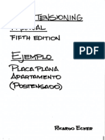 Ejemplo Losa Postensada PDF