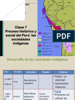 Clase 7 Proceso Histórico y Social Del Perú: Las Sociedades Indígenas