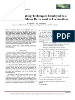 Different Braking Techniques Employed To A Brushless DC Motor Drive Used in Locomotives PDF