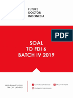 (Fdi) Soal To Fdi 6 Batch Iv 2019 PDF