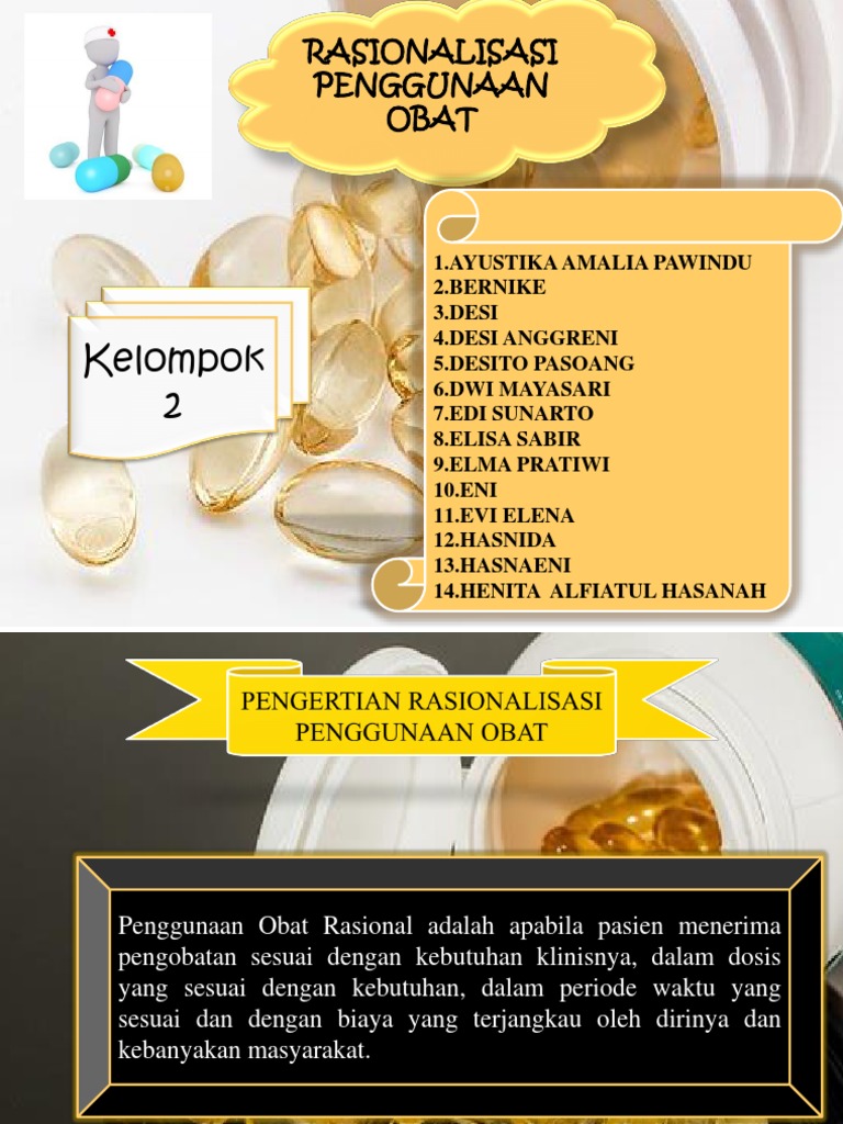 Rasionalisasi Penggunaan Obat yang Efektif | PDF | Pengembangan Diri ...