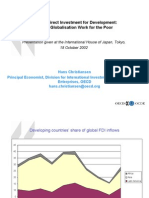 Foreign Direct Investment For Development: Making Globalisation Work For The Poor