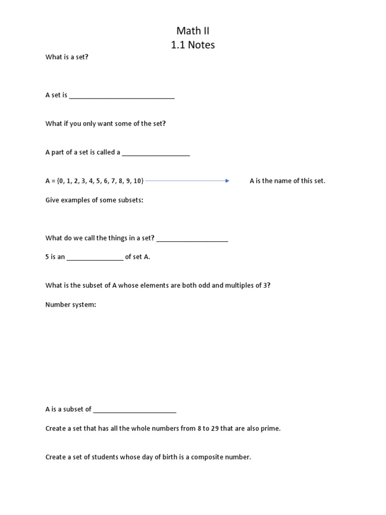 Math+II+Notes+1 1 | PDF