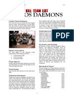 Chaos Daemons: Odex Haos Aemons