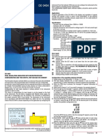 DO 9404 Dual Regulating Indicator With Microprocessor Configuration and Two Inputs, For Voltage or Current