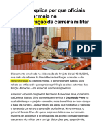 Carreira Militar - Por Que Oficiais Vão Ganhar Mais Na Reestruturação