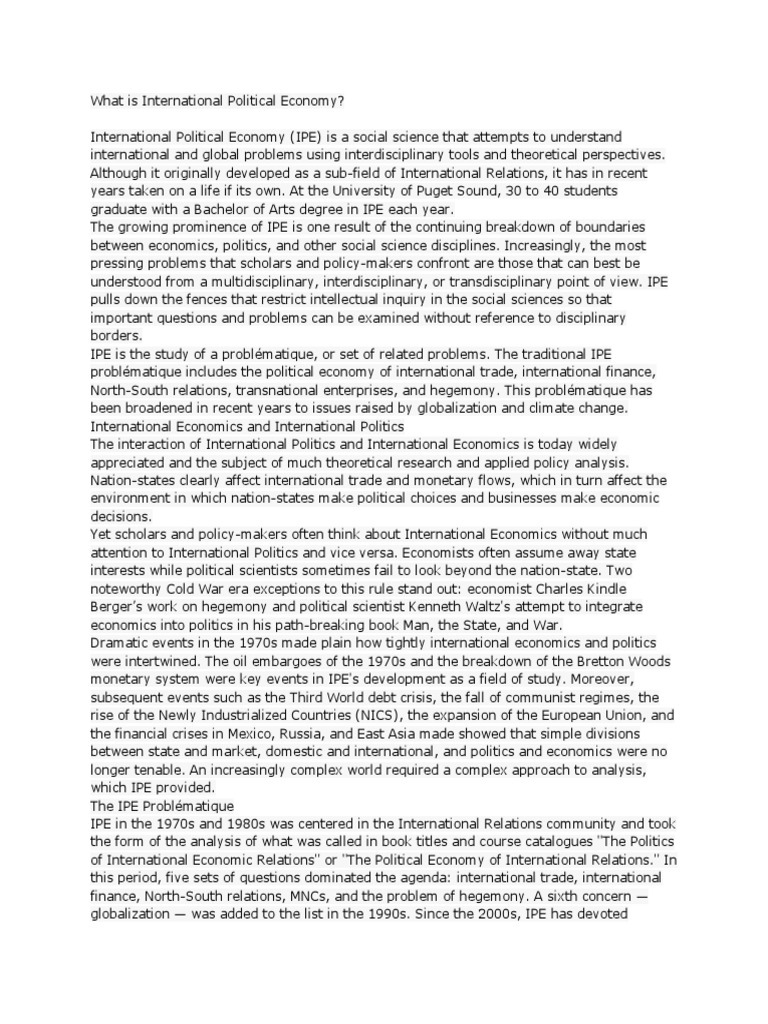 MEANING AND NATURE OF INTERNATIONAL POLITICAL ECONOMY visual data 3