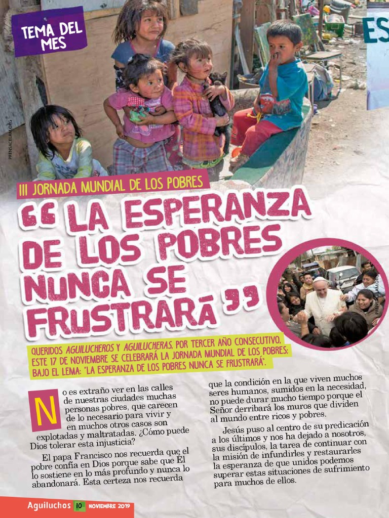 La Esperanza de Los Pobres Nunca Se Frustara PDF