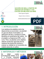 Silvia Aguero - Producción de Biol A Partir de Residuos de Establo y Su Aplicación en Mejora de Maíz PDF